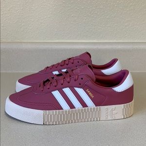 adidas sambarose maroon